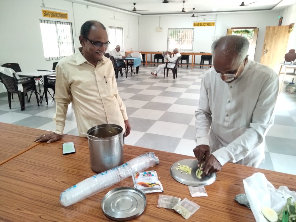 Preparing Ugadi Pachchadi using our own mangoes.jpeg